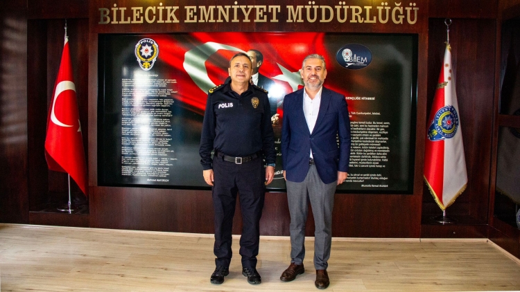 Başkan SUER'den İl Emniyet Müdürüne Ziyaret.